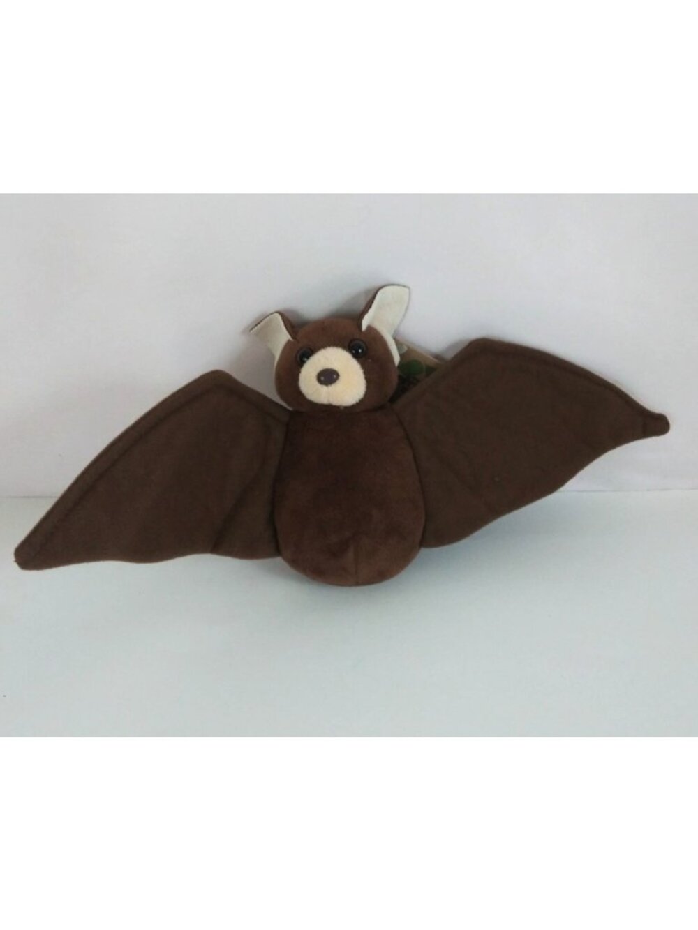 NWT The Petting Zoo Adorable Brown Bat 6" x 14" Plush